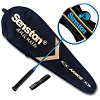 Los mejores  - Senston N80 Grafito Raqueta de Bádminton-Badminton Racket de Fibra Carbono